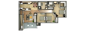 a floor plan of a house