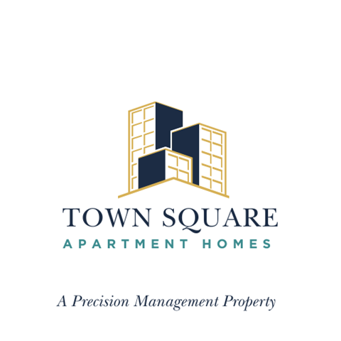 A logo for a company called Town Square Apartment Homes.