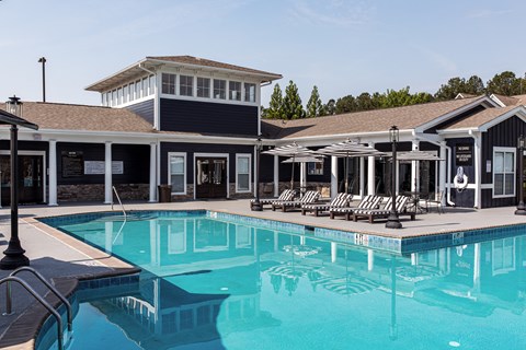 our apartments showcase an unique swimming pool