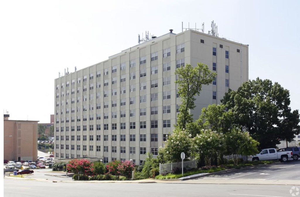 the building where the hotel is located