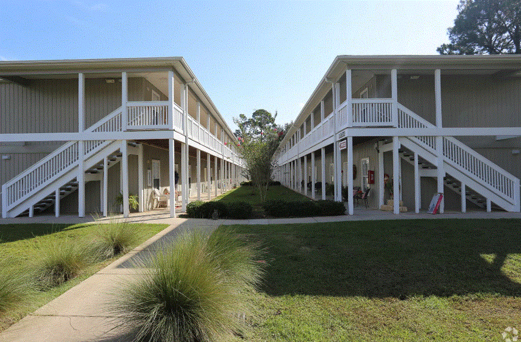 an exterior view of a building