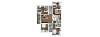 a floor plan of a house