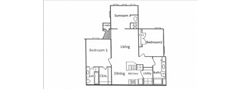 a floor plan of a house