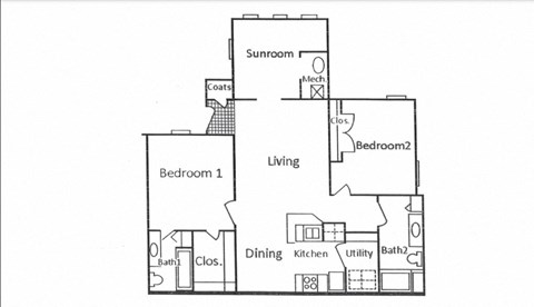 a floor plan of a house