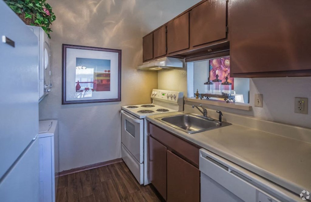 our apartments have a modern kitchen with stainless steel appliances