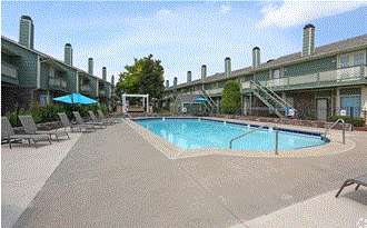our apartments showcase a swimming pool