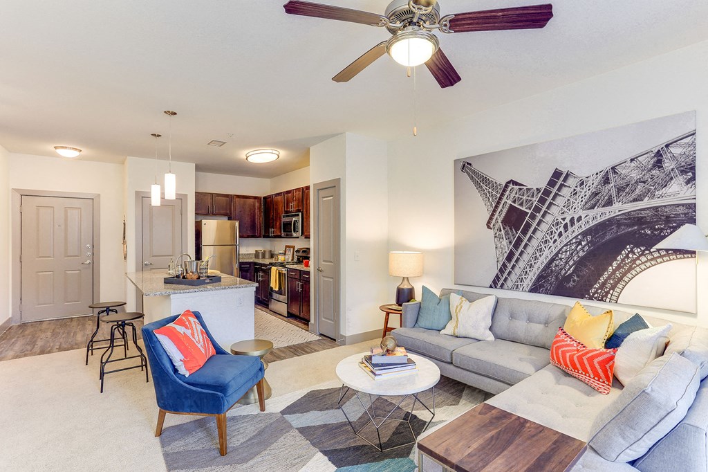 Restore living room and kitchen