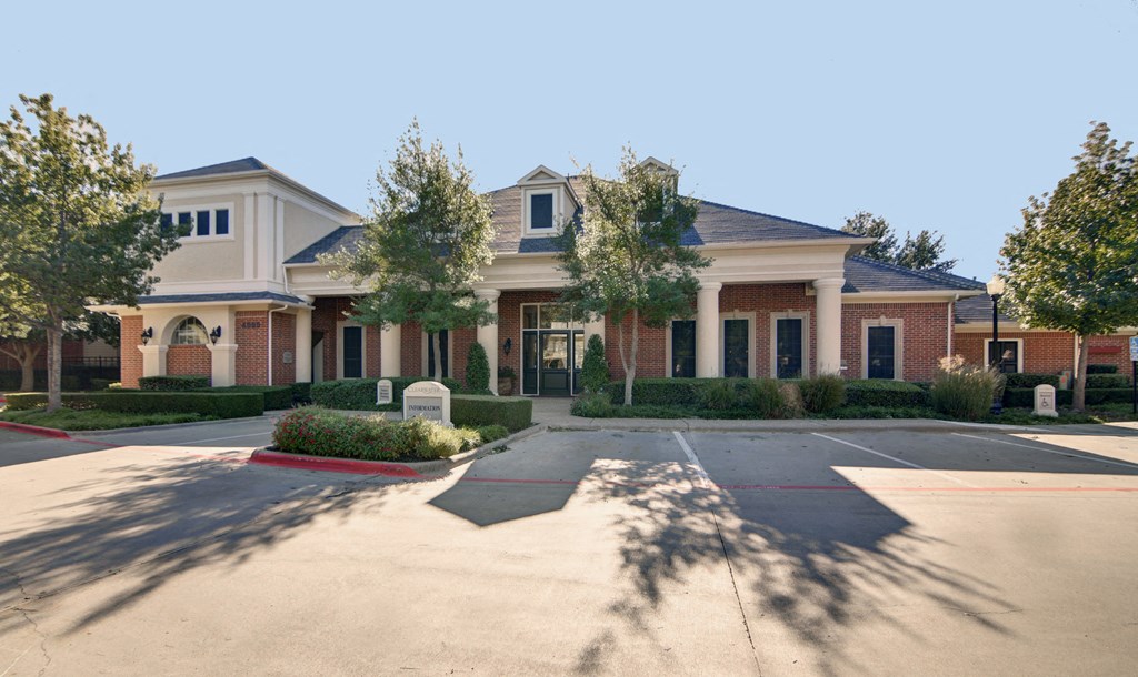 Clubhouse exterior at Clearwater Creek, Richardson, TX, 75082