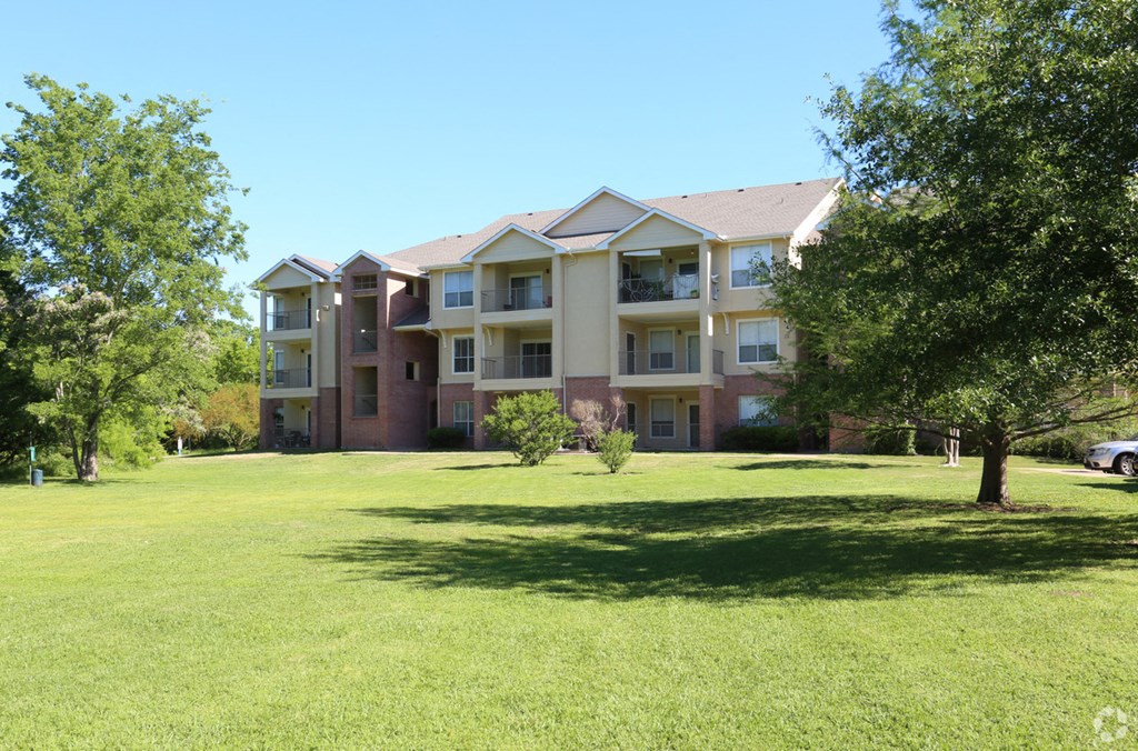 Building 12 and lots of green space