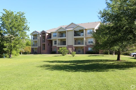 Building 12 and lots of green space