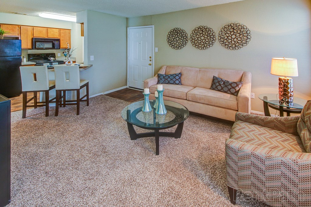 Living room  at Highland Park, Fort Worth, TX