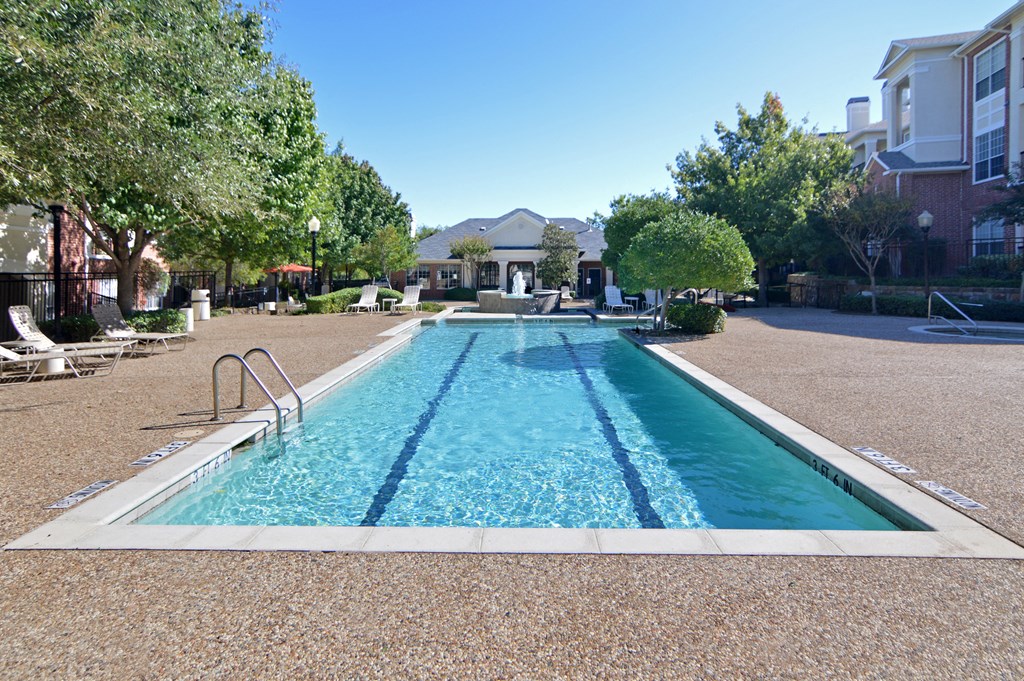 lap lane pool  at Clearwater Creek, Richardson, 75082