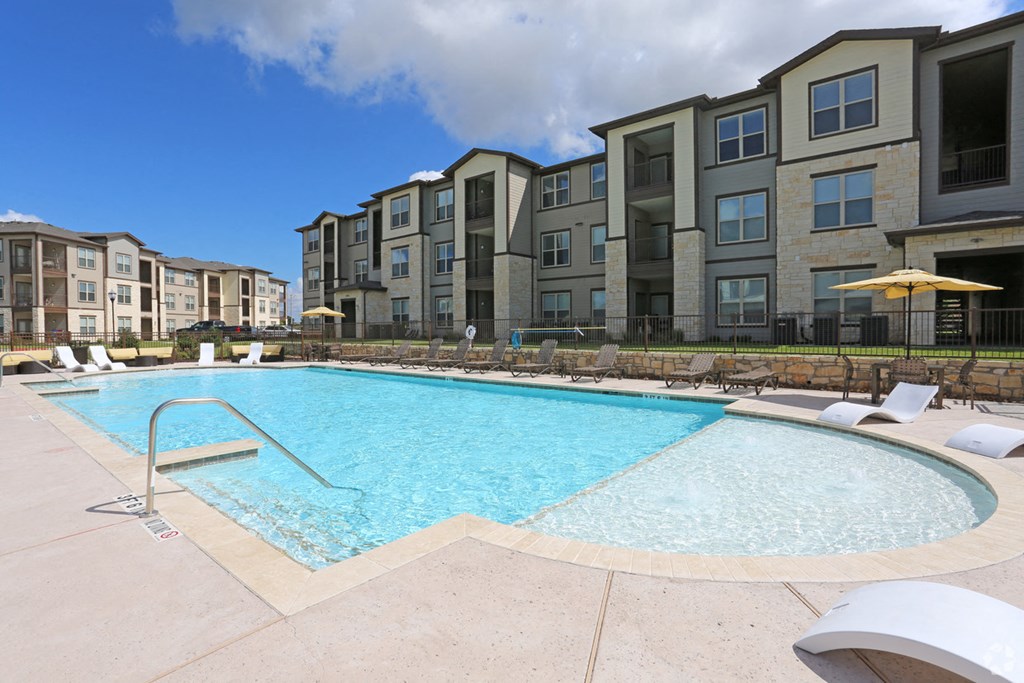 Pool view, building 2