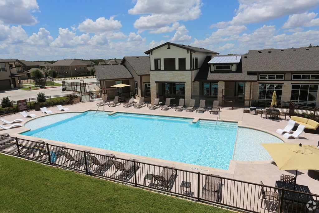 Pool view from third floor balcony