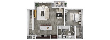 the 1 bedroom floor plan  apartments
