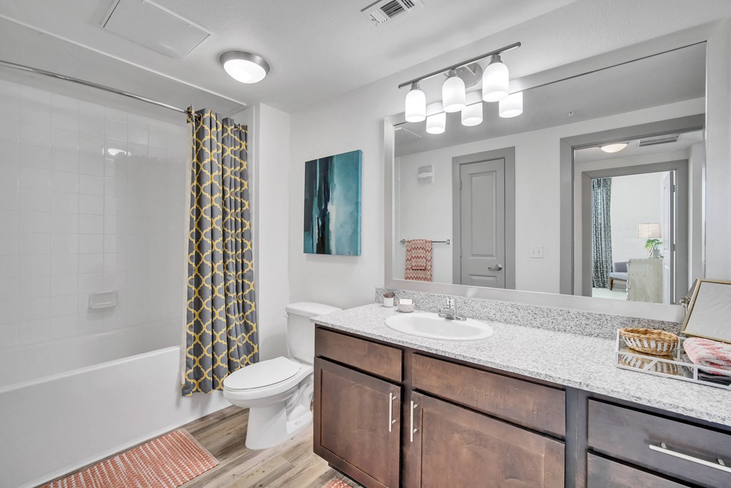 a bathroom with a toilet and a sink and a mirror