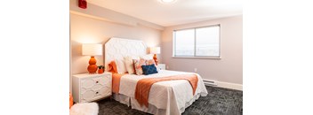 the preserve at ballantyne commons bedroom with bed and window