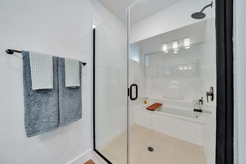 walk-in shower