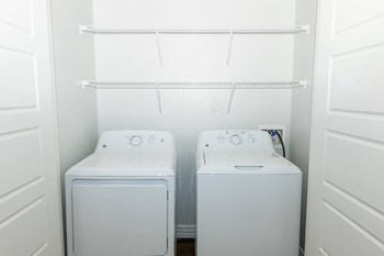 Washer and Dryer in every apartment Clothes washer and dryer