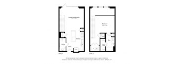 1 Bed One Bath Floorplan at Bridges at Flatiron, Broomfield, 80021