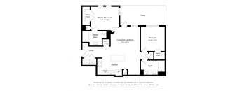 2 Bed 2 Bath Floorplan at Bridges at Flatiron, Broomfield, Colorado