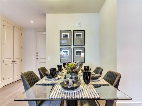Dining room space