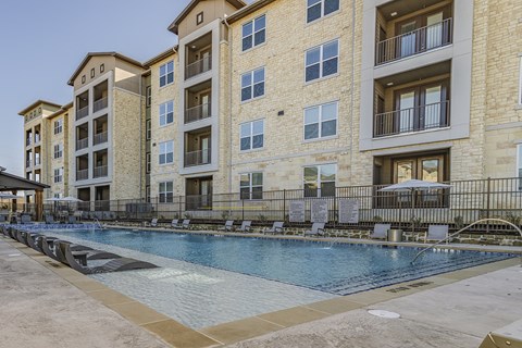 resort style pool