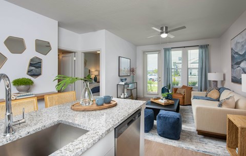 Model Unit Kitchen & Living Room