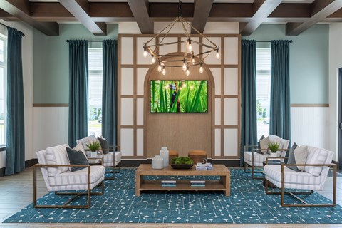 Madison Watergrass Clubhouse Lounging Area