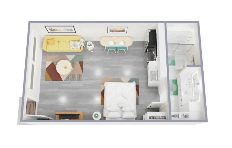 1 bedroom floor plan apartments for rent the victory