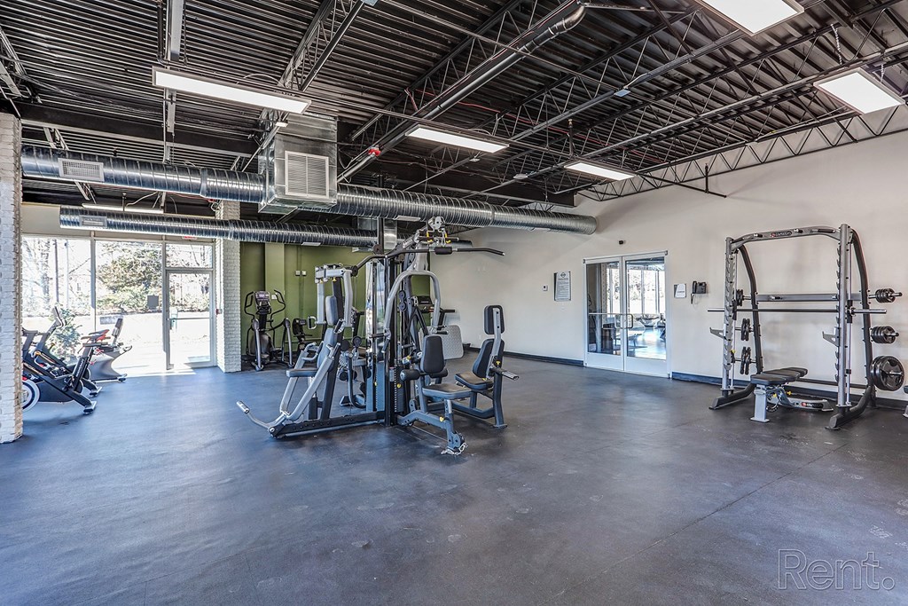 the gym at the house