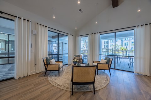 Leasing Center with Apartments for Rent at New Apartment Community in St. Johns, Florida