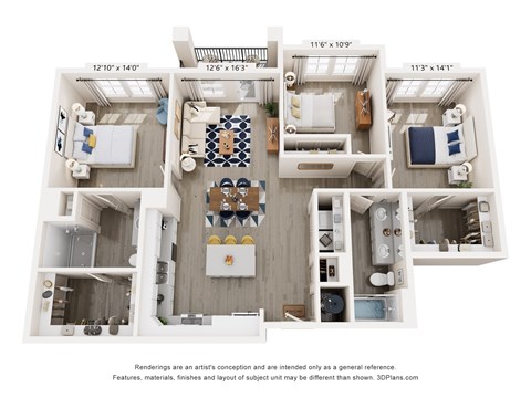 4150 1St W Street 3 Beds Apartment for Rent