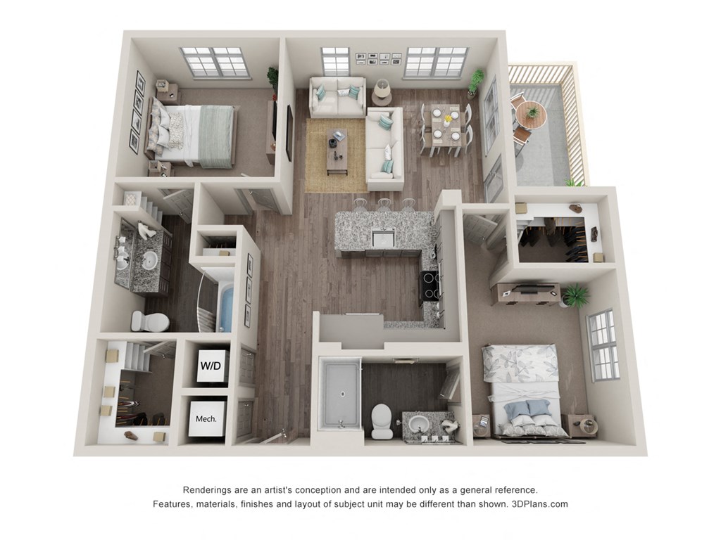 a 1 bedroom floor plan  sierra  2100 sq ft