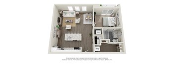 A5 Floor Plan at The Harrison, Asheville