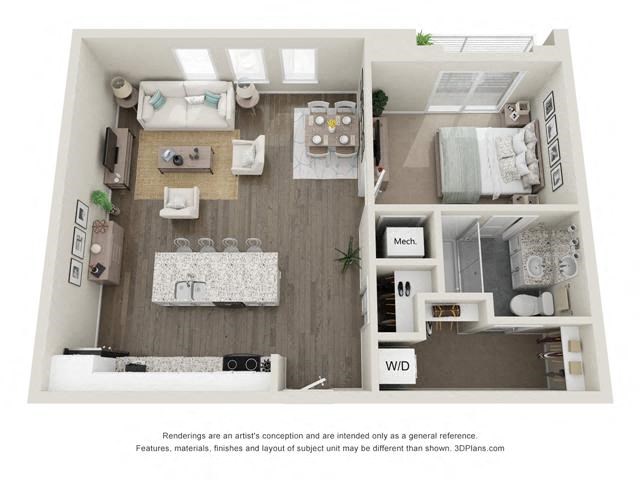 A5 Floor Plan at The Harrison, North Carolina