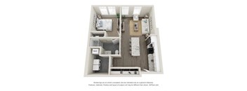 A6 Floor Plan at The Harrison, Asheville, North Carolina