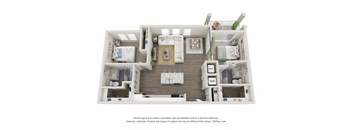 B1 Floor Plan at The Harrison, Asheville, NC