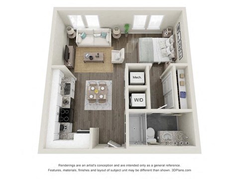 S1 Floor Plan at The Harrison, Asheville, North Carolina