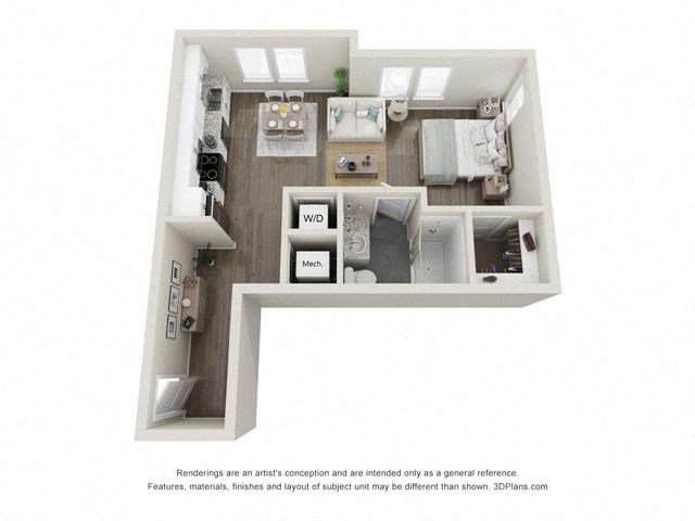 S2 Floor Plan at The Harrison, Asheville, North Carolina