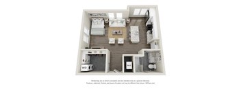 S5 Floor Plan at The Harrison, Asheville