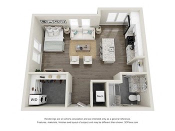 S5 Floor Plan S5 Floor Plan at The Harrison, Asheville, NC, 28801 - Photo Gallery 6