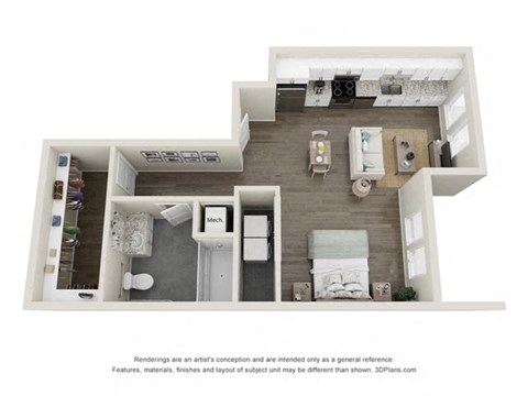 SA Floor Plan at The Harrison, North Carolina