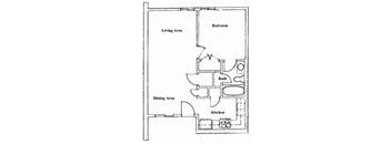 1 Bedroom Floorplan
