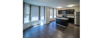 kitchen/living area