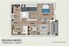 1 Bedroom 1 Bath Den (A6)