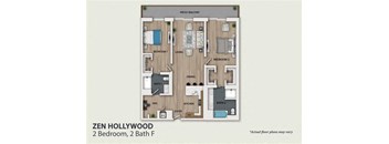 2 Bedroom 2 Bath (B5)