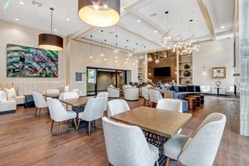 Club Room with Fireplace and Bar
