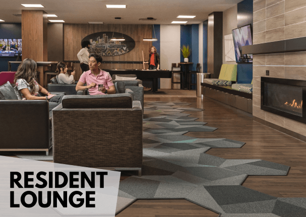 apartment with amenities