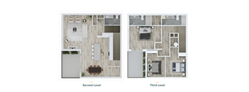 a floor plan of a two bedroom apartment